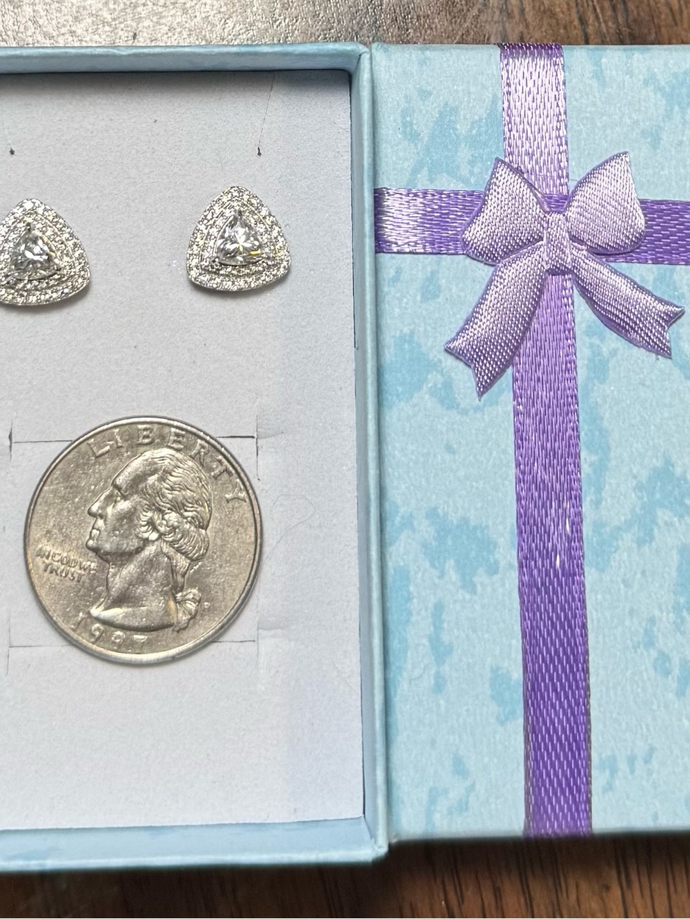 Moissanite Screw-Back Stud Earrings
